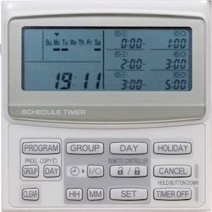 Toshiba TCB-EXS21TLE Programmateur pour chauffage Horloge Hebdomadaire 150x150px